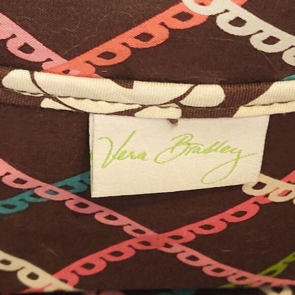 Vera Bradley Brown Flowered Bag - Picture 8 of 8